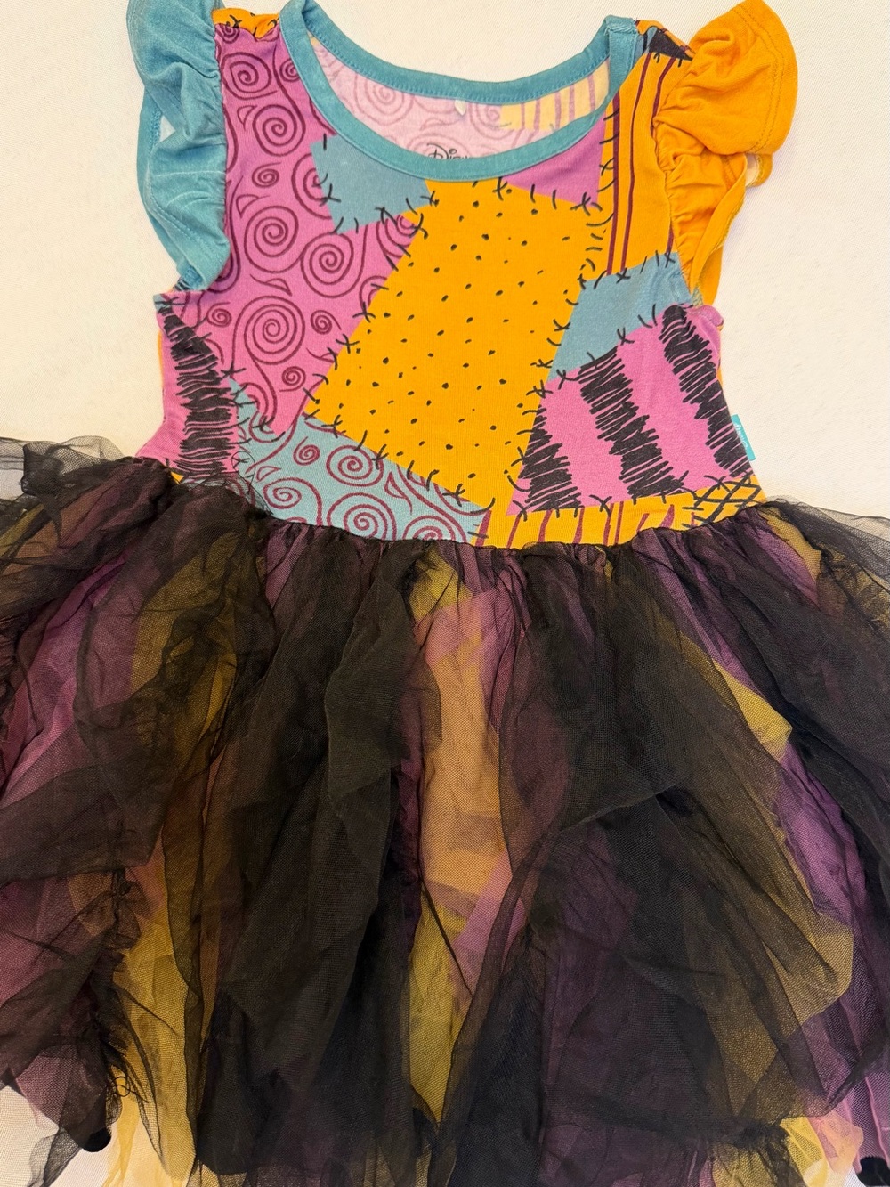 Peanuts Nightmare Before Christmas Sally Tutu Dress - Size 2T